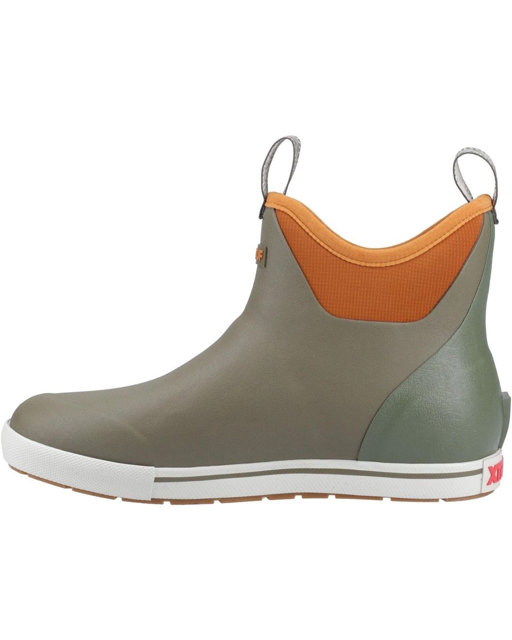 XtraTuf Brown Ankle Deck Camp Boot Rubber Wellington Boots