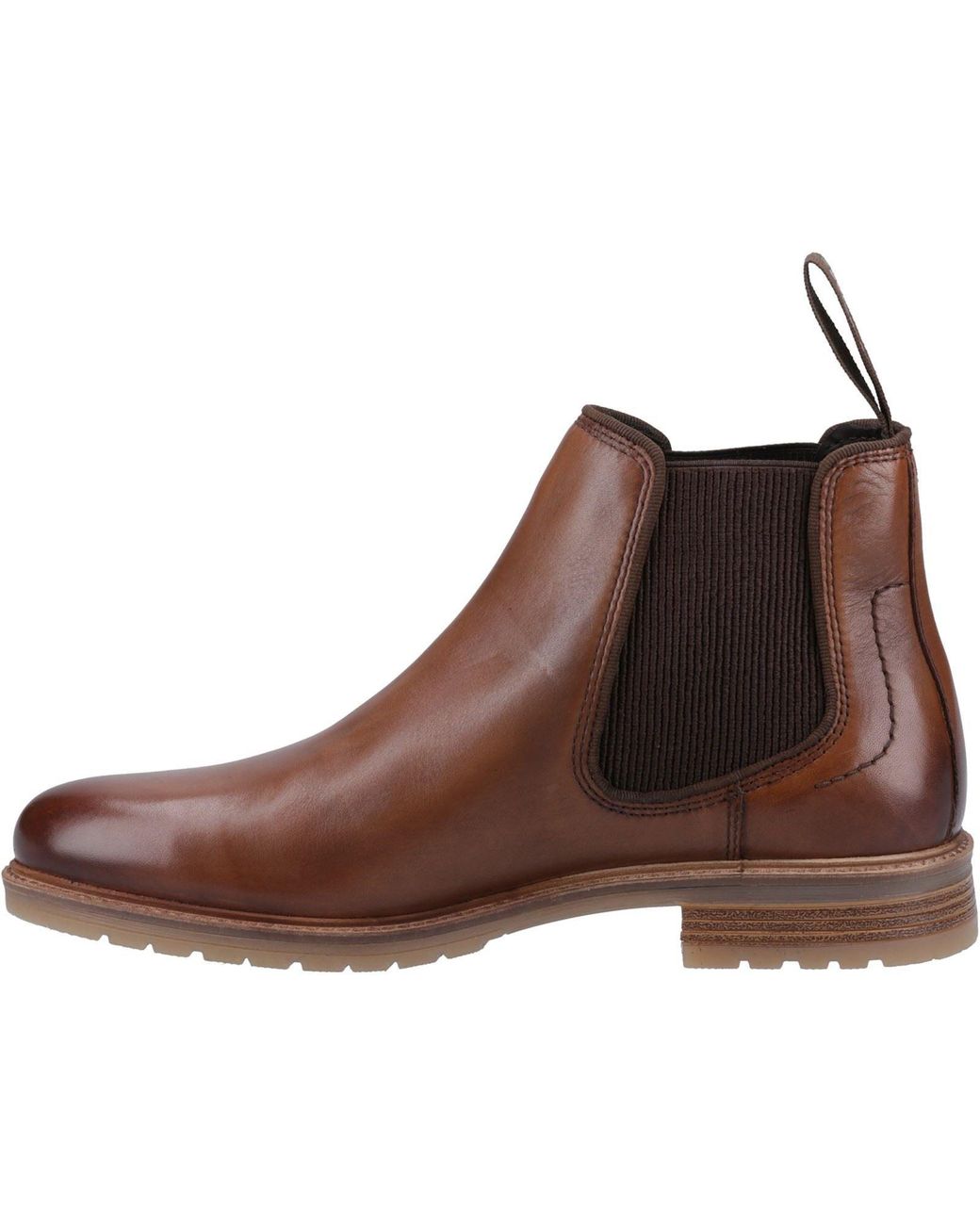 Hush Puppies Brown Russell Leather Boots for men
