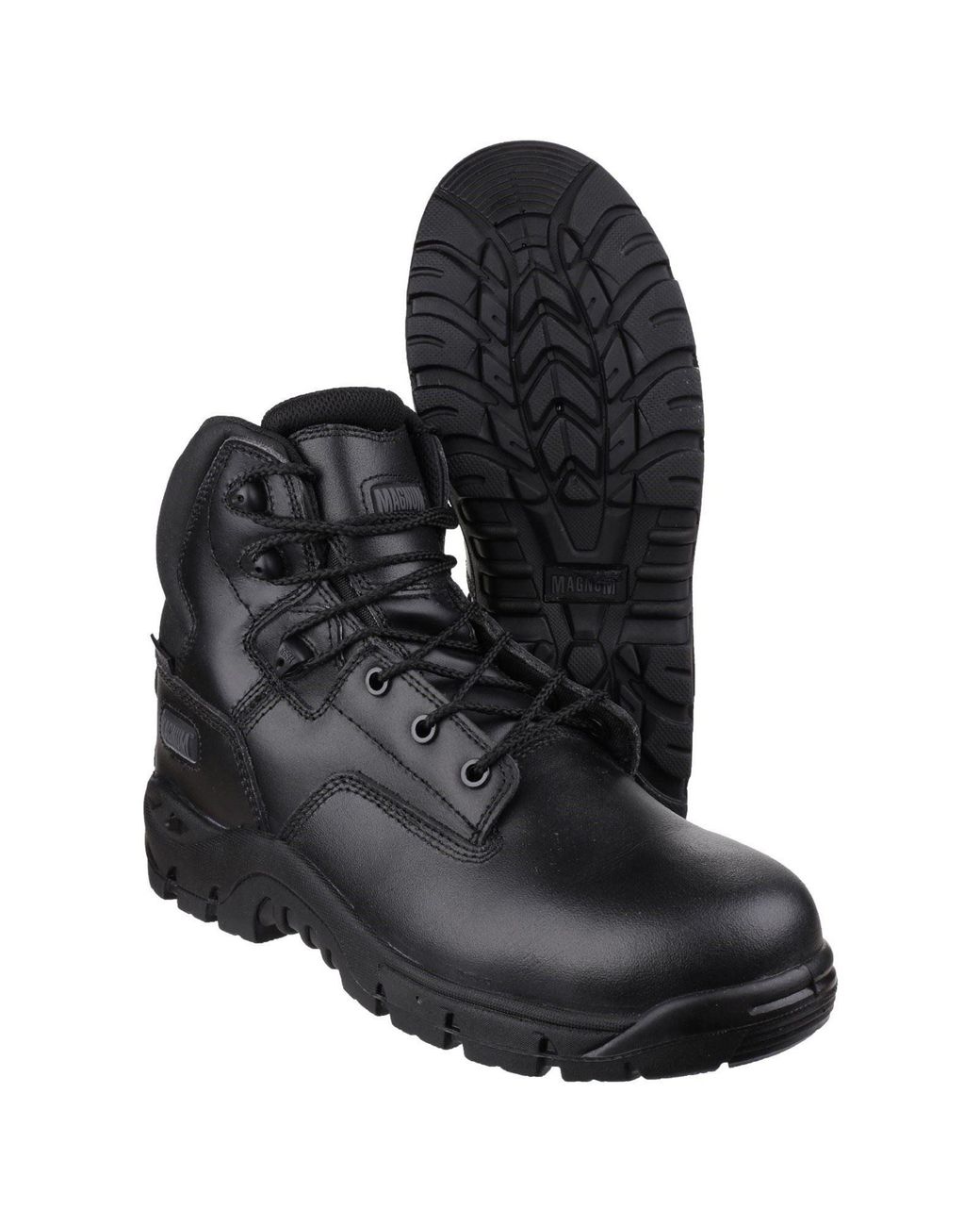 Magnum Black Precision Sitemaster Leather Safety Boots