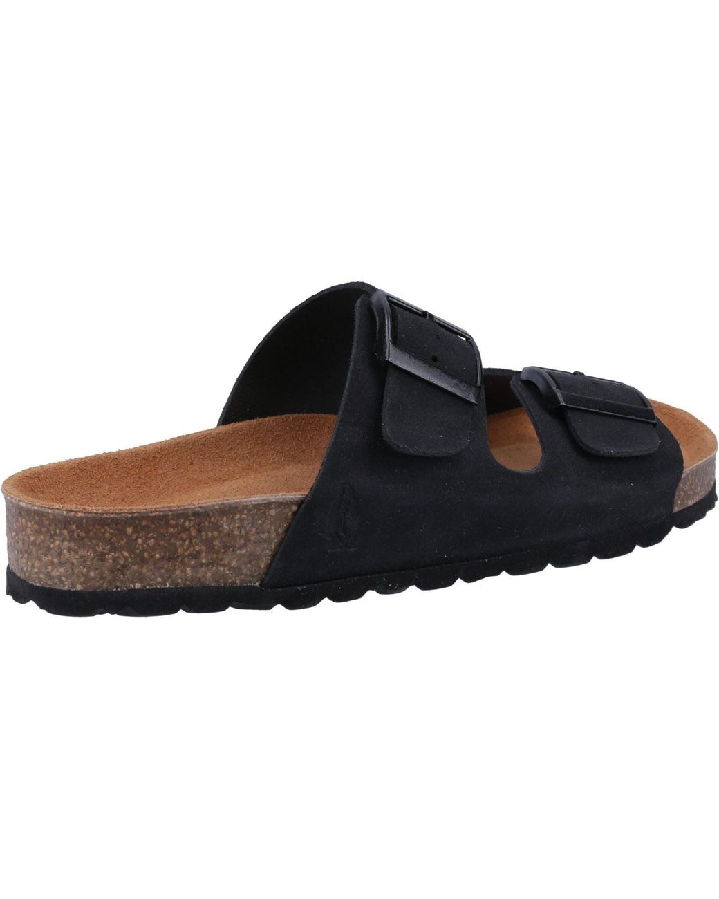 Hush Puppies Blue Brixley Mule Suede Standard Sandals