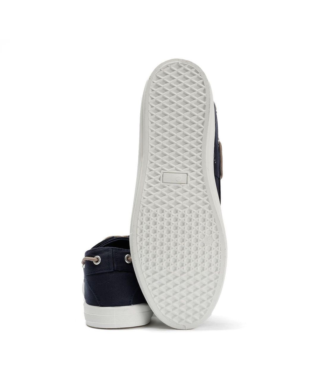Original Penguin Blue Sailor Canvas Lace-Up Shoes for men
