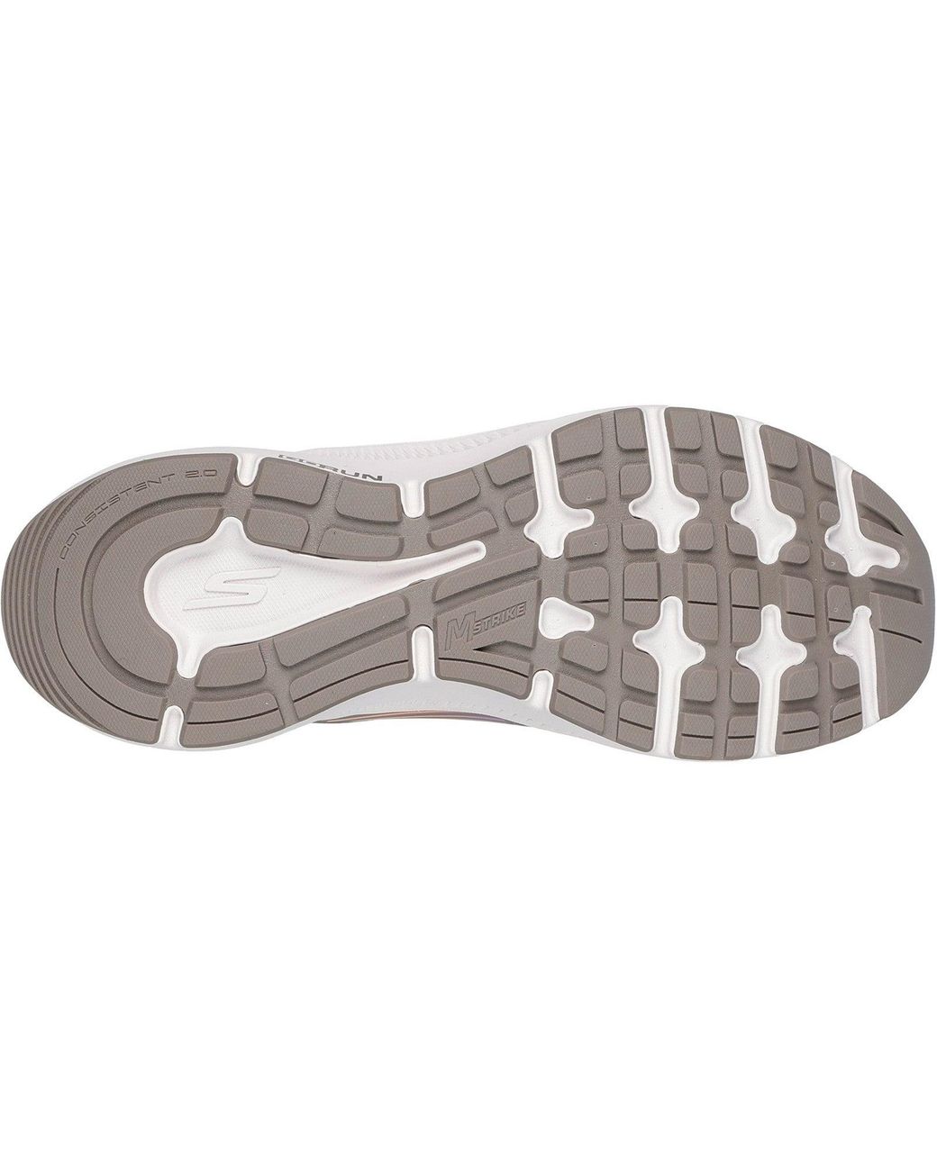 Skechers Gray Go Run Consistent 2.0 Advantage 128606-Tpmt Taupe/Multi Lace Up Shoes