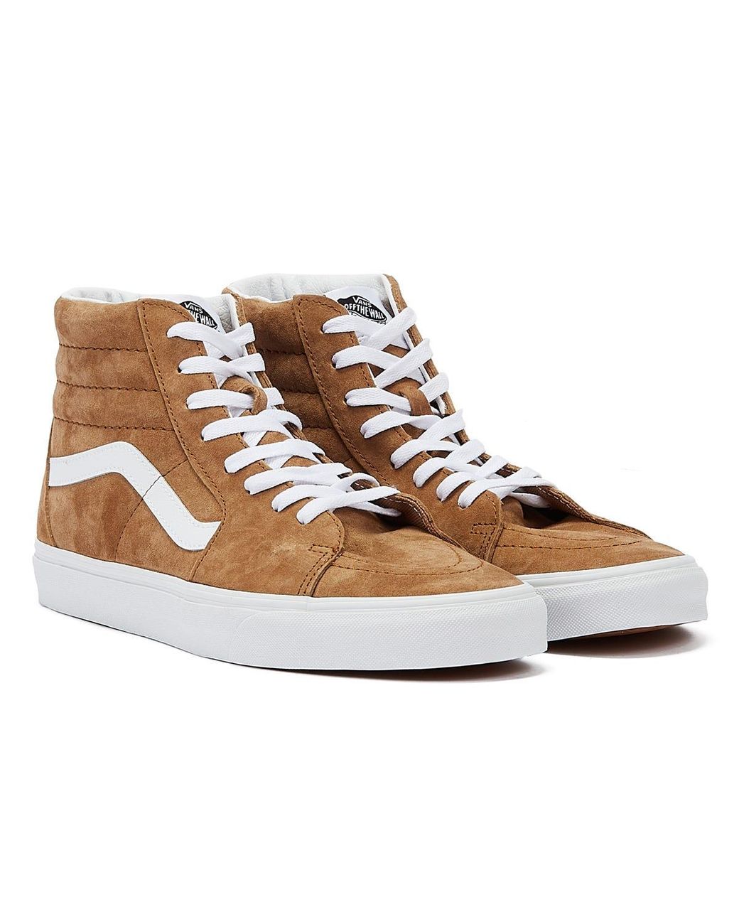 Vans Sk8-hi Suede Tobacco Trainers in Brown for Men | Lyst UK