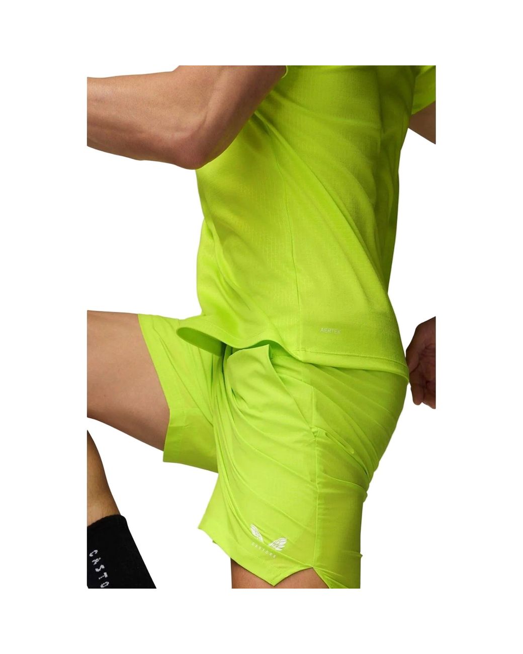 Castore Green Adapt T-Shirt Polyester Activewear T-Shirts for men