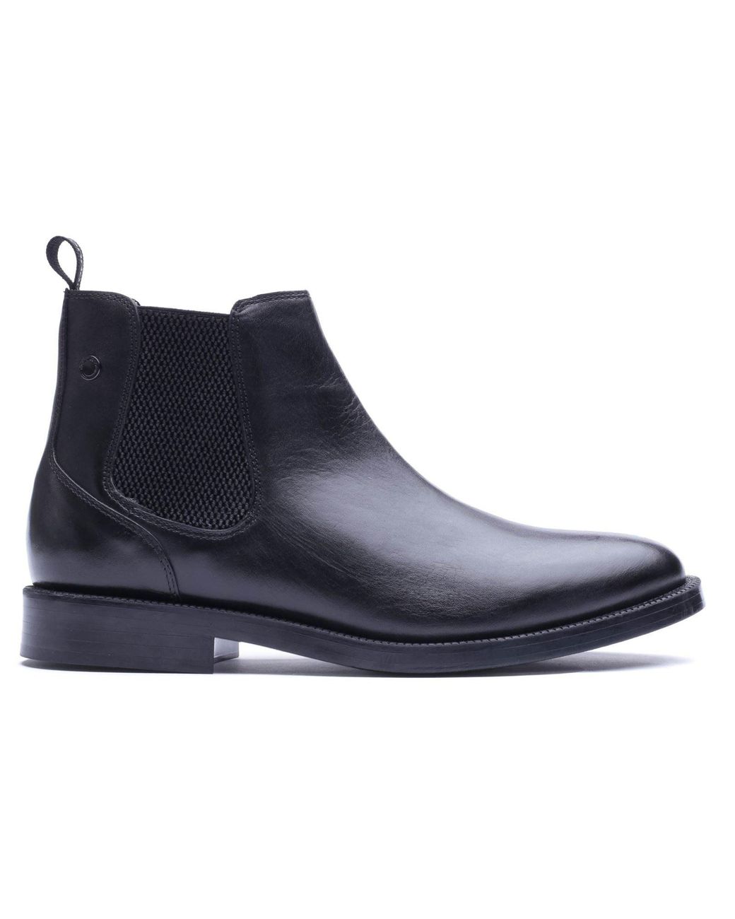 Base London Blue Enzo Leather Boots for men