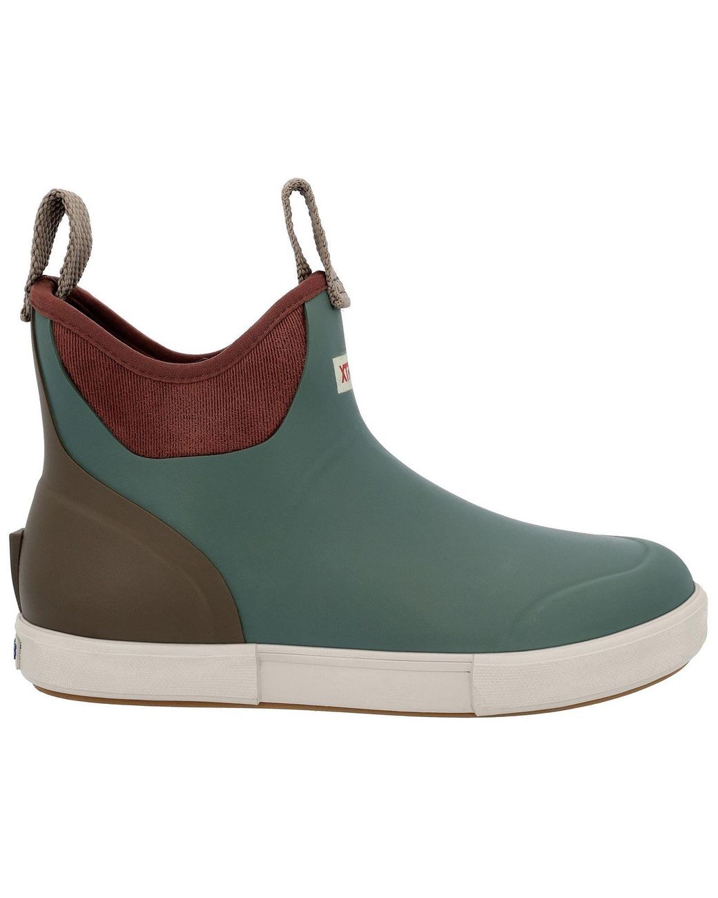 XtraTuf Blue Ankle Deck Vintage Rubber Vintage Sage Wellington Boots