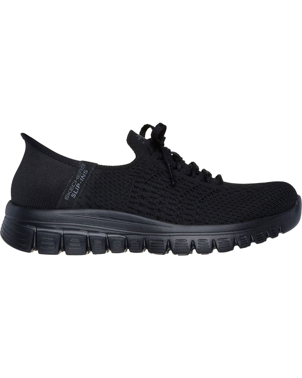 Skechers Blue Graceful First Blush Textile Trainers