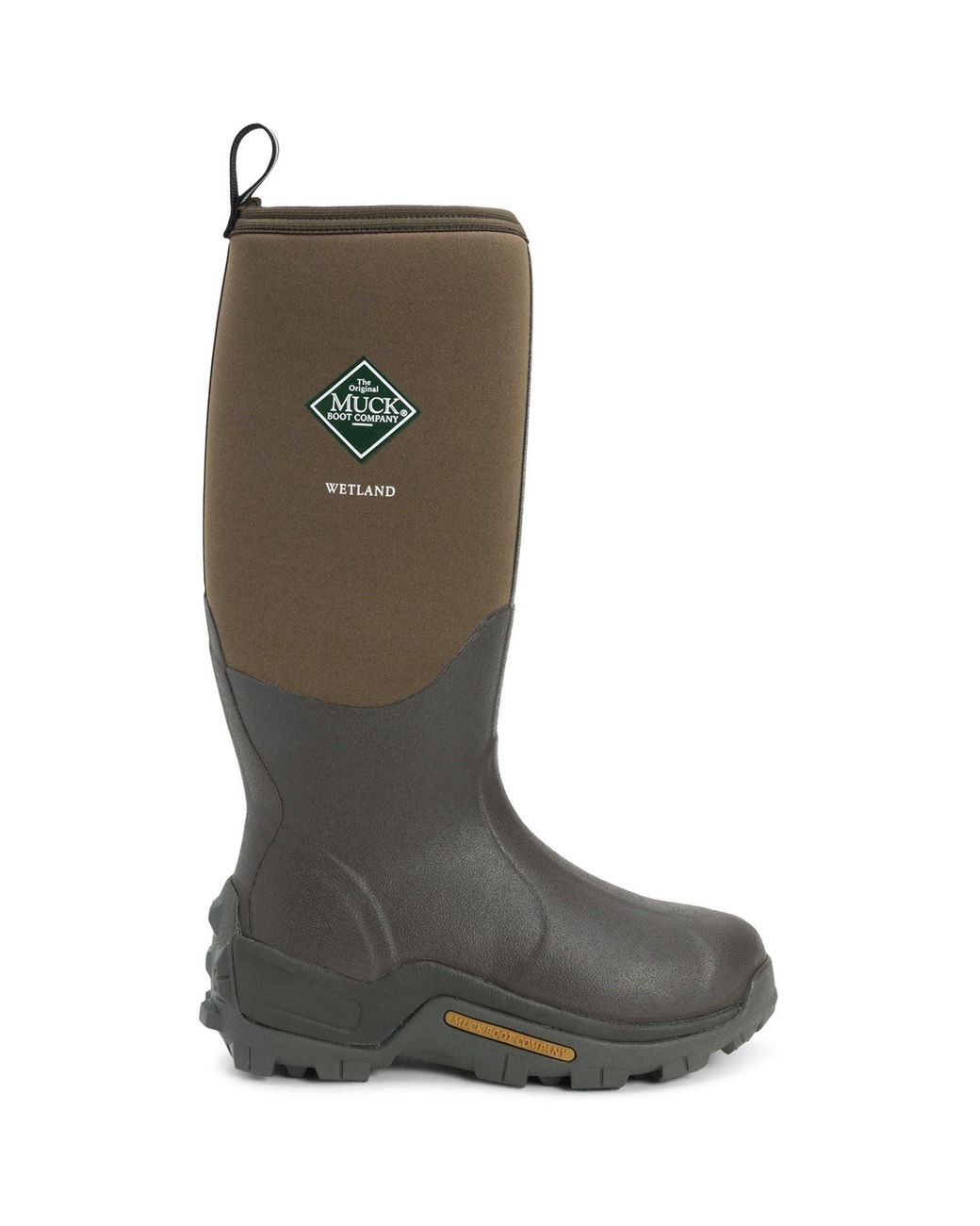 Muck Boot Brown Wetland Rubber Bark Wellington Boots