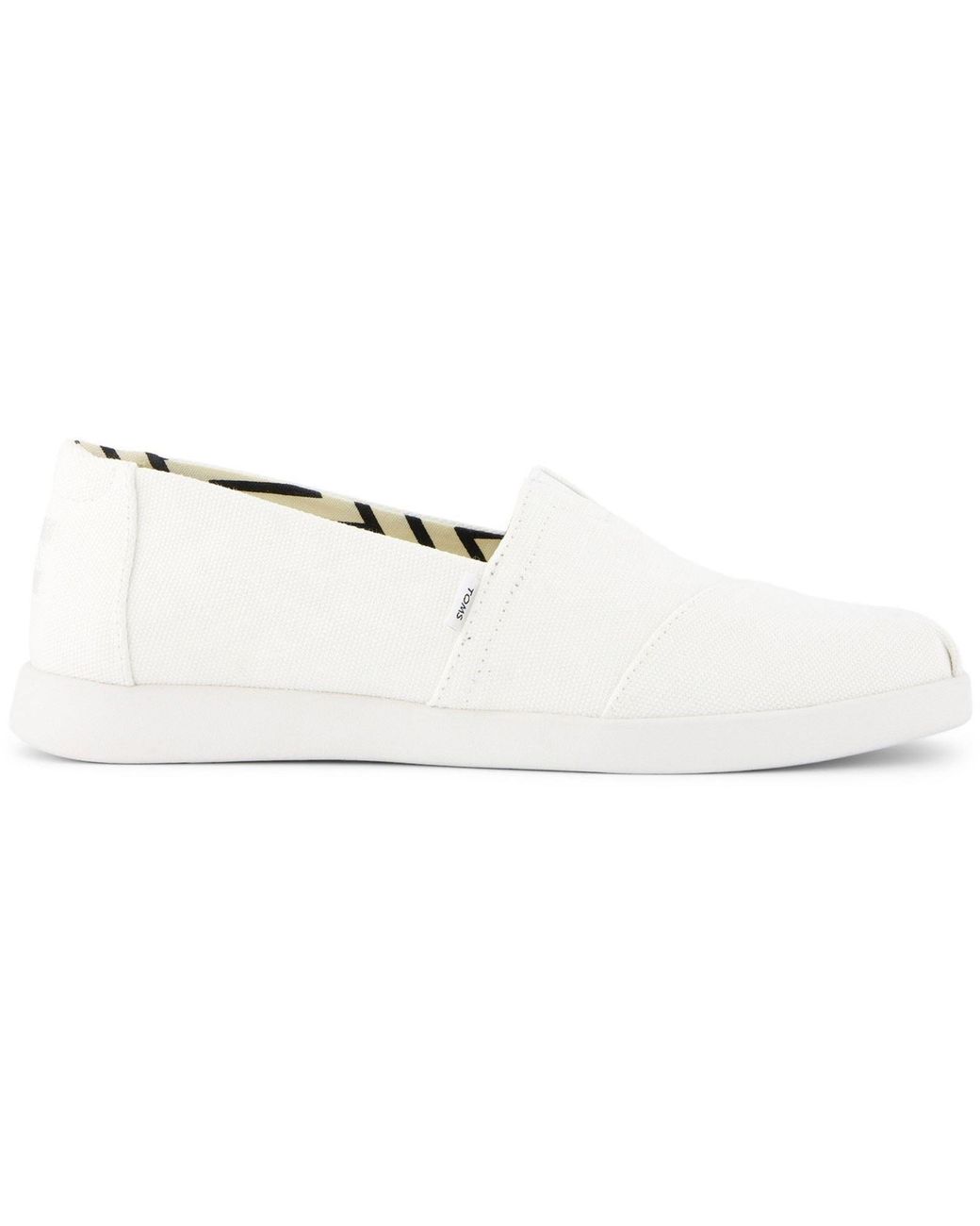TOMS White Alpargata Plus 100% Cotton Espadrilles