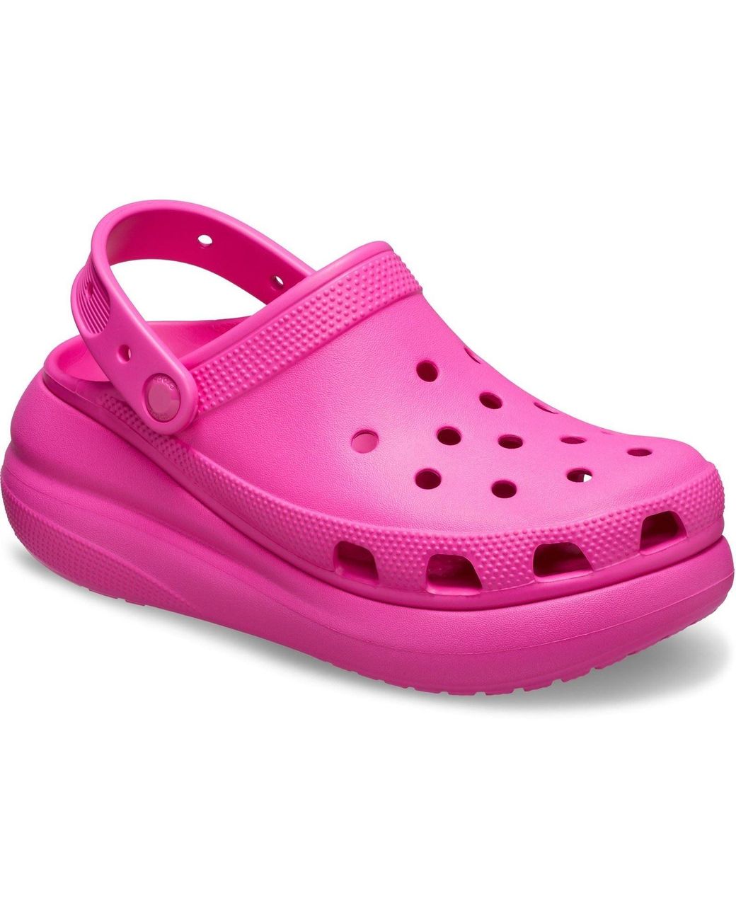 CROCSTM Pink Classic Crush Eva Juice Clogs
