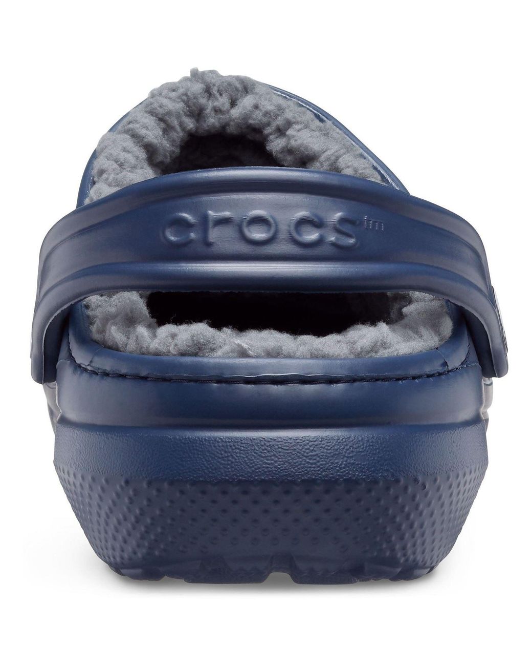 CROCSTM Blue Classic Lined Synthetic/Charcoal Clogs
