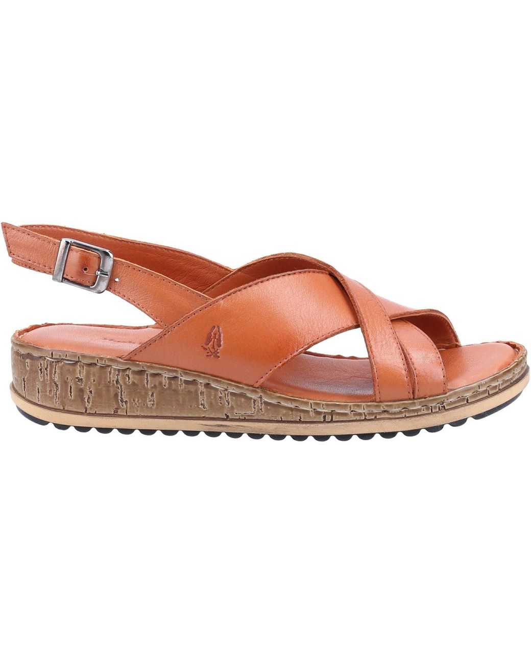 Hush Puppies Pink Elena Leather Wedges