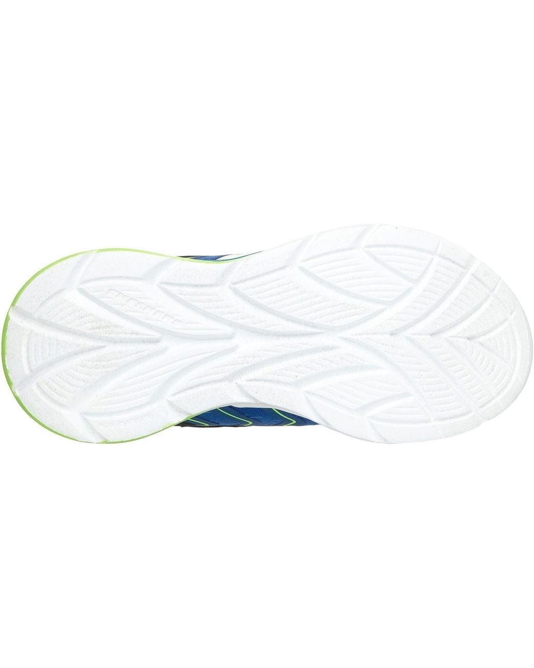 Skechers Blue Flex-Glow Ultra Prism-Pacer & /Lime Trainers