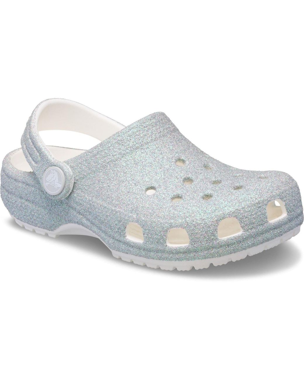 CROCSTM Blue Classic Glitter Clog Synthetic Clogs