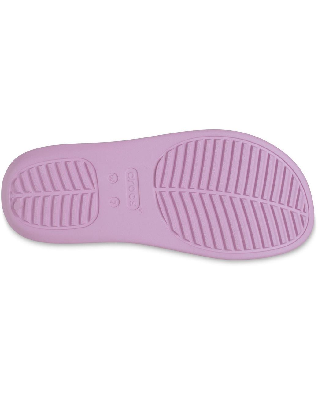CROCSTM Purple Getaway Platform Synthetic Hydrangea Sandals