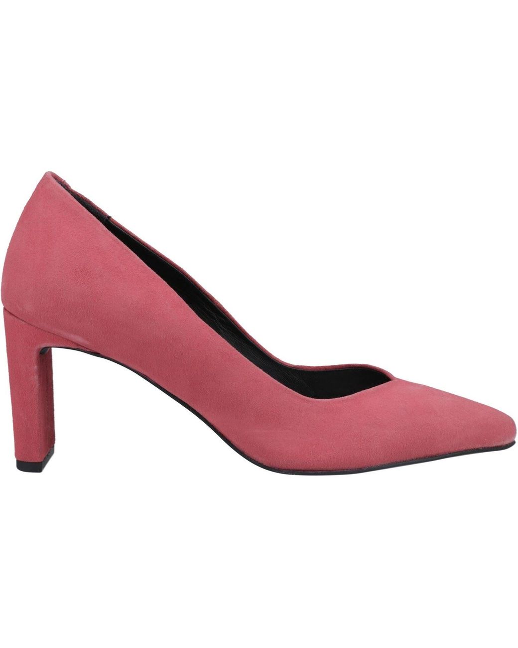 Hush Puppies Pink Olivia Suede Coral Heels