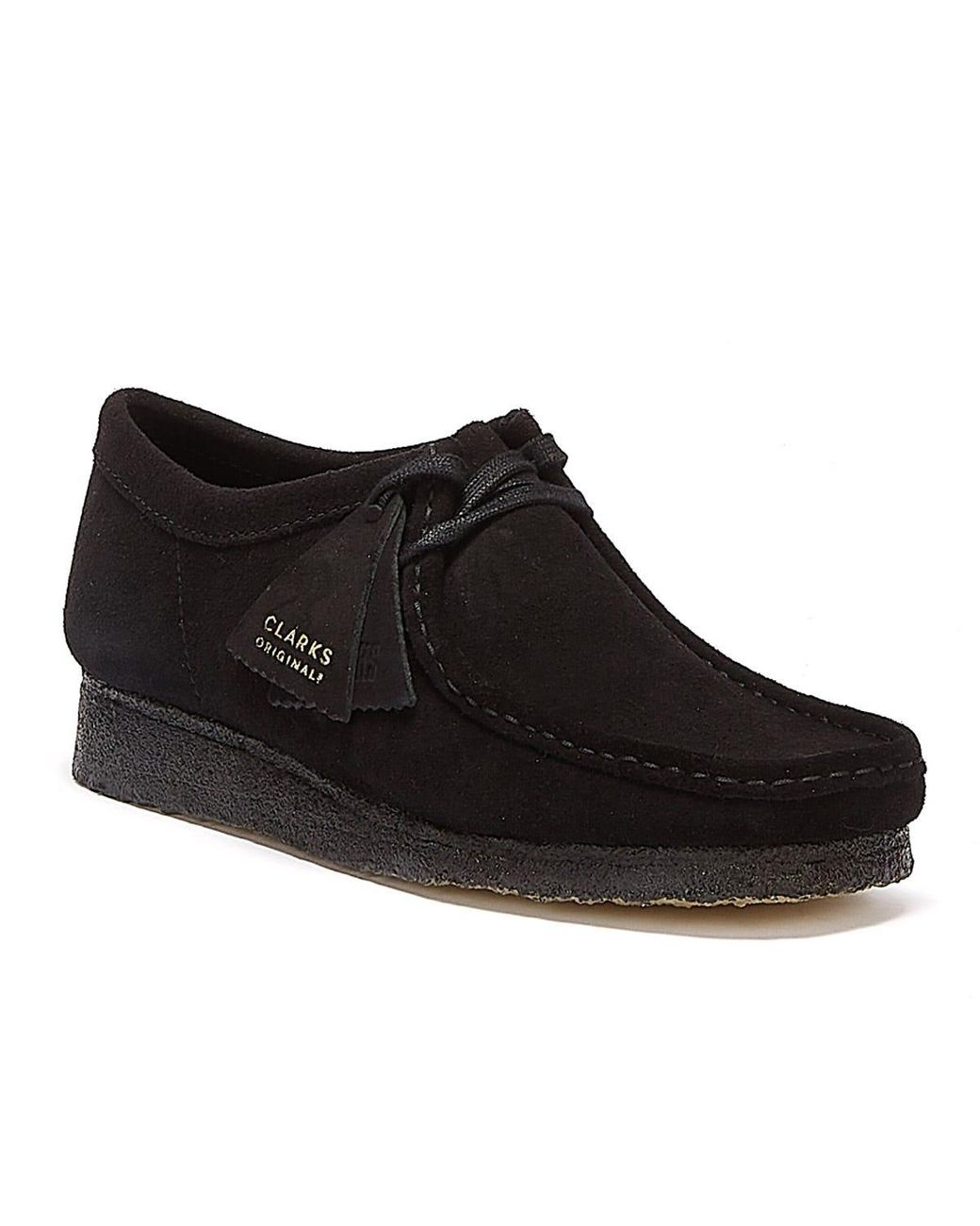 Clarks Black Wallabee Shoes for men