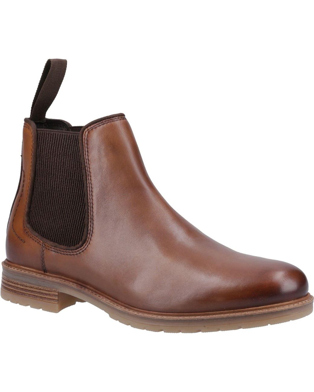 Hush Puppies Brown Russell Leather Boots for men