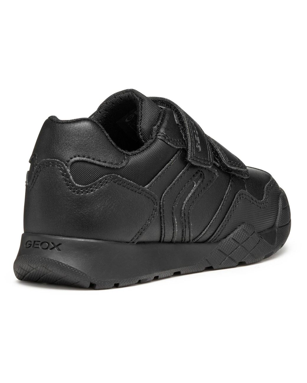 Geox Black J Rann-E Trainers