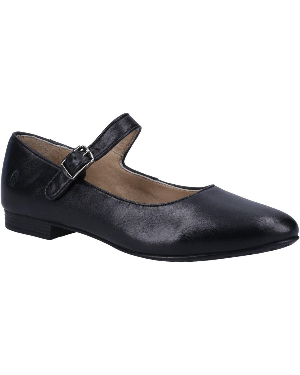 Hush Puppies Blue Melissa Patent Leather Flats