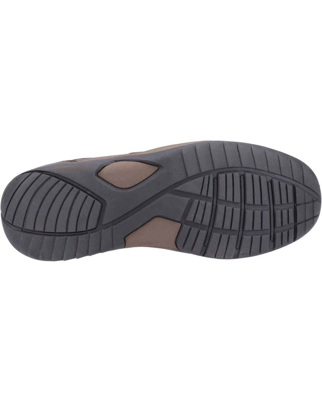 Hush Puppies Brown Derek Leather Coffee Lace-Up Shoes for men