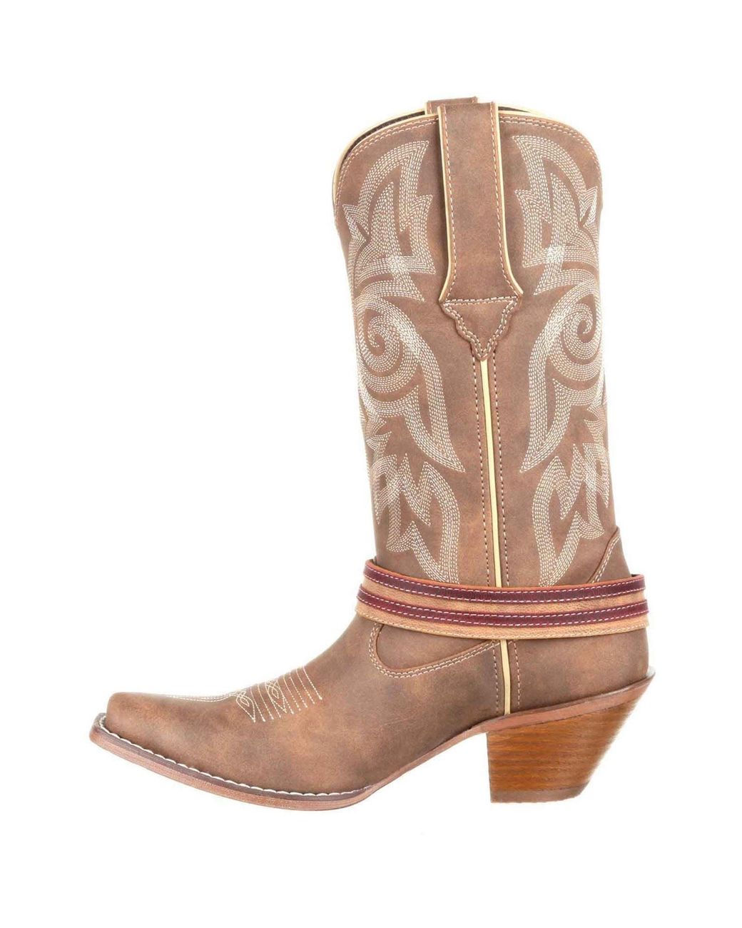 Durango Brown Crush Flag Leather /Khaki Boots for men