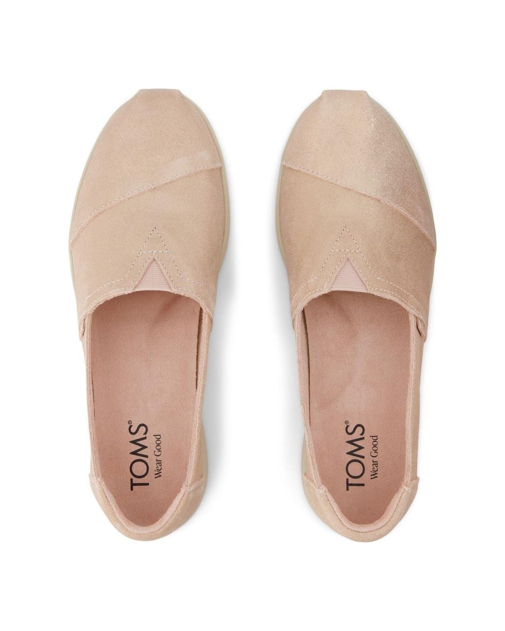 TOMS Natural Alpargata Plus Leather Pale Espadrilles