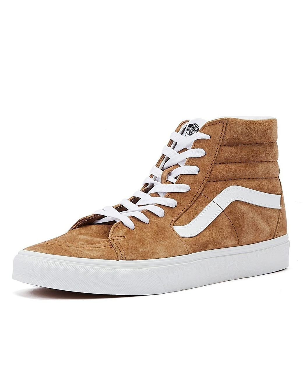 Vans Sk8-hi Suede Tobacco Trainers in Brown for Men | Lyst UK