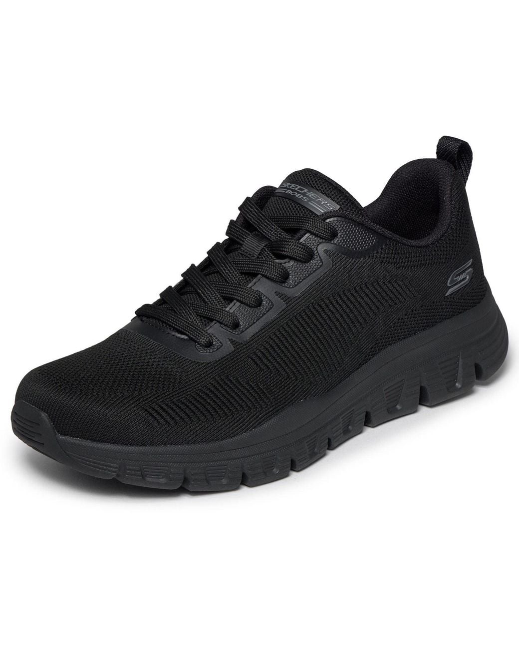 Skechers Black Bobs B Lite Textile Trainers for men