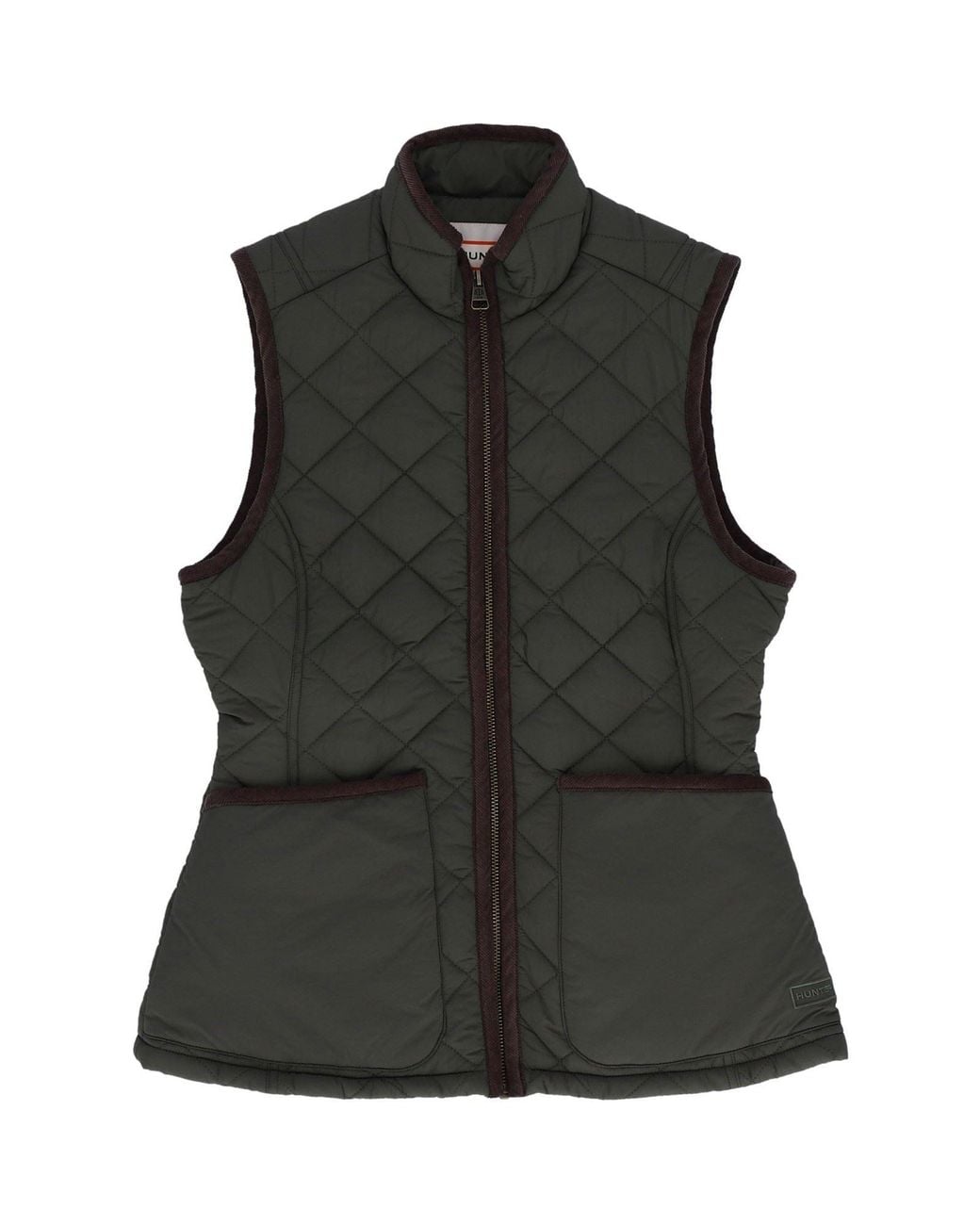 Hunter Green Original Short Quilted Gilet Gilets