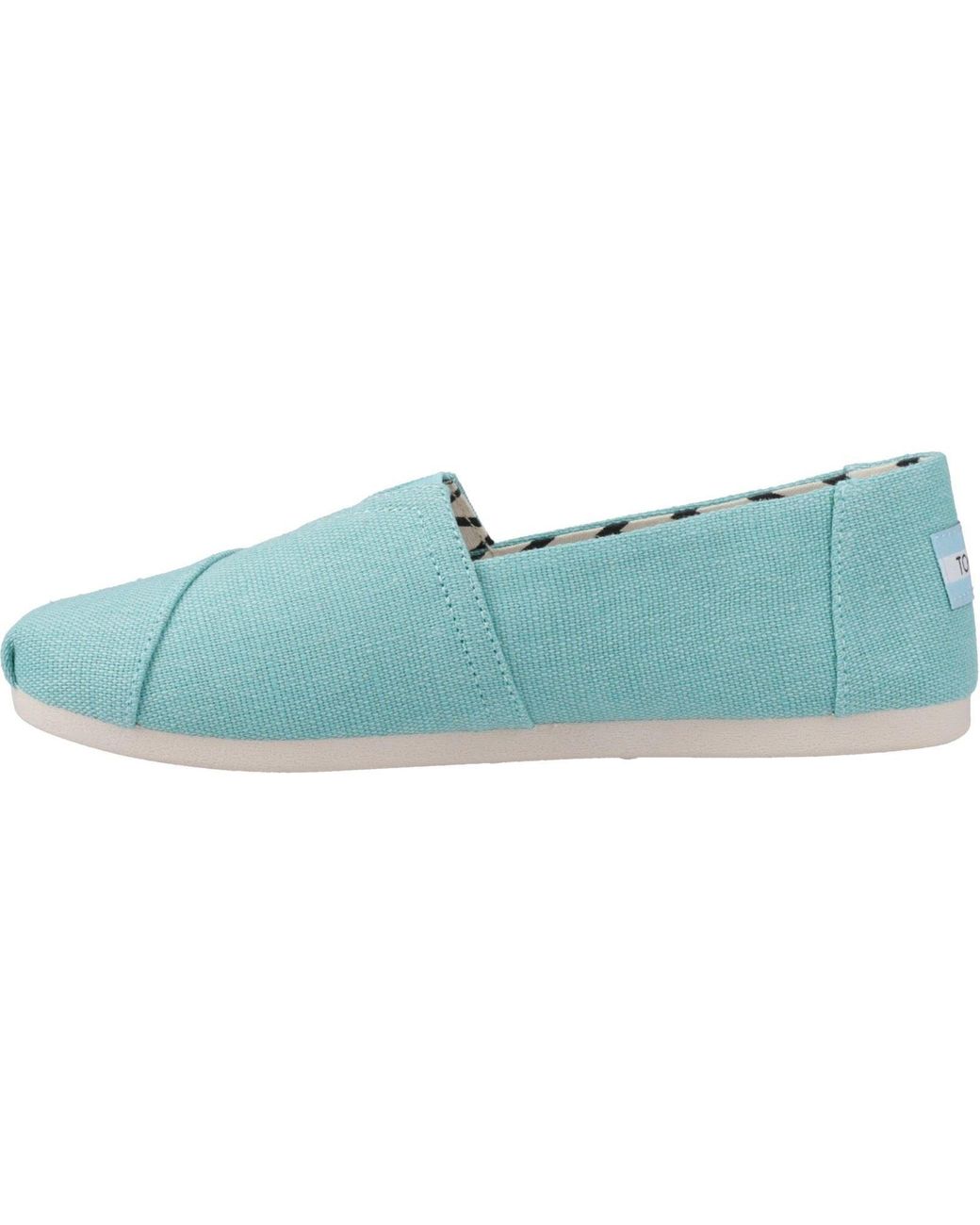 TOMS Blue Alpargata Classic Jute Aqua Espadrilles