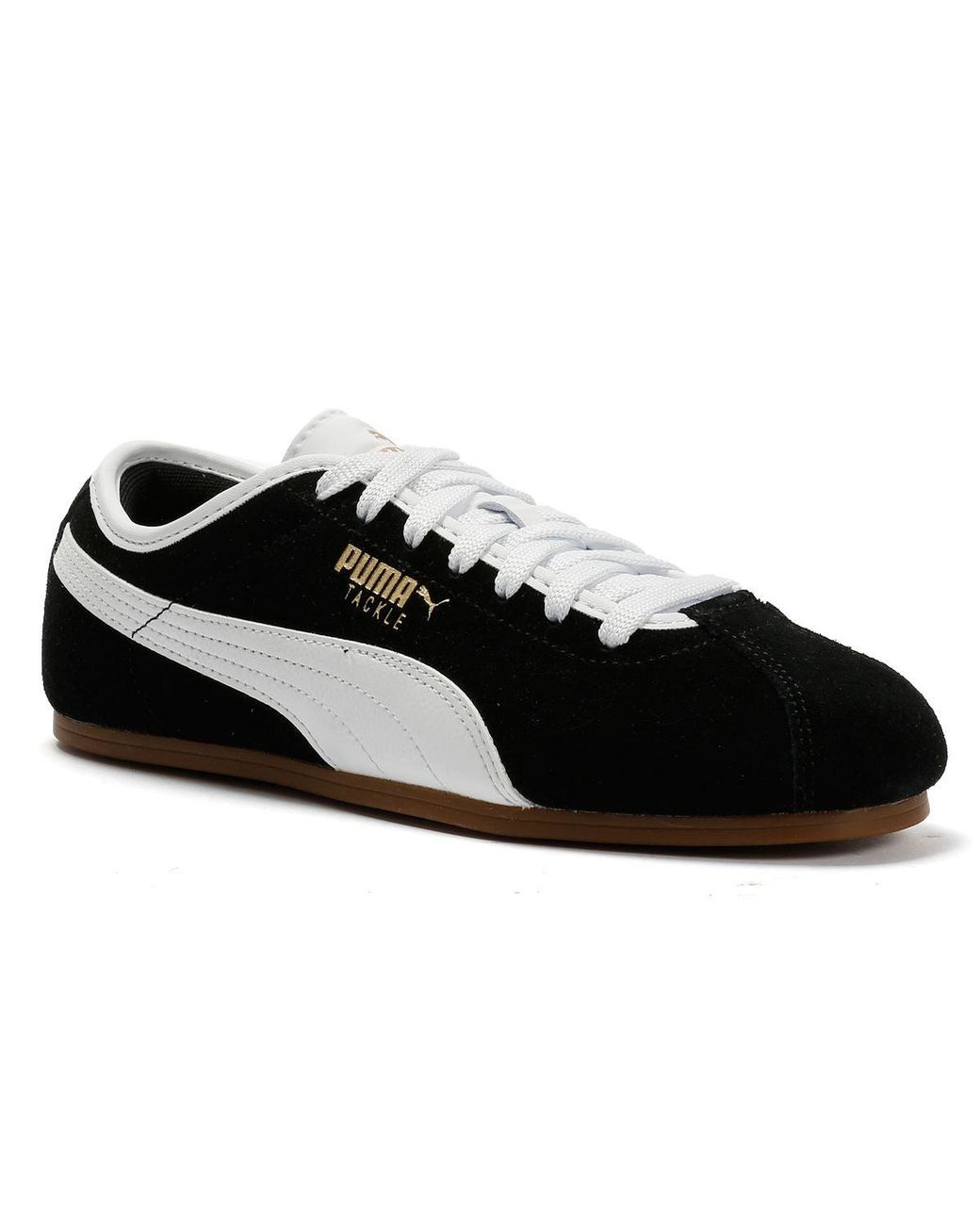 PUMA Black Tackle Suede Trainers
