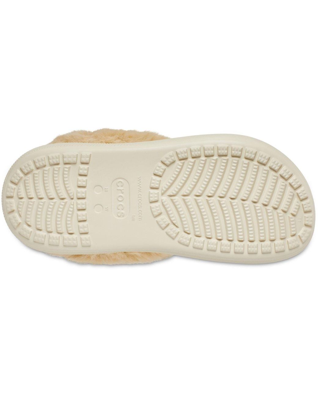 CROCSTM White Furever Crush Synthetic Bone Clogs