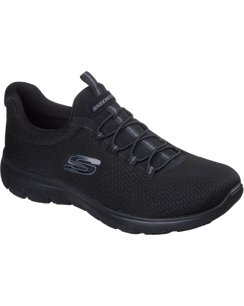 Skechers Blue Summits Summer Blush Textile Trainers