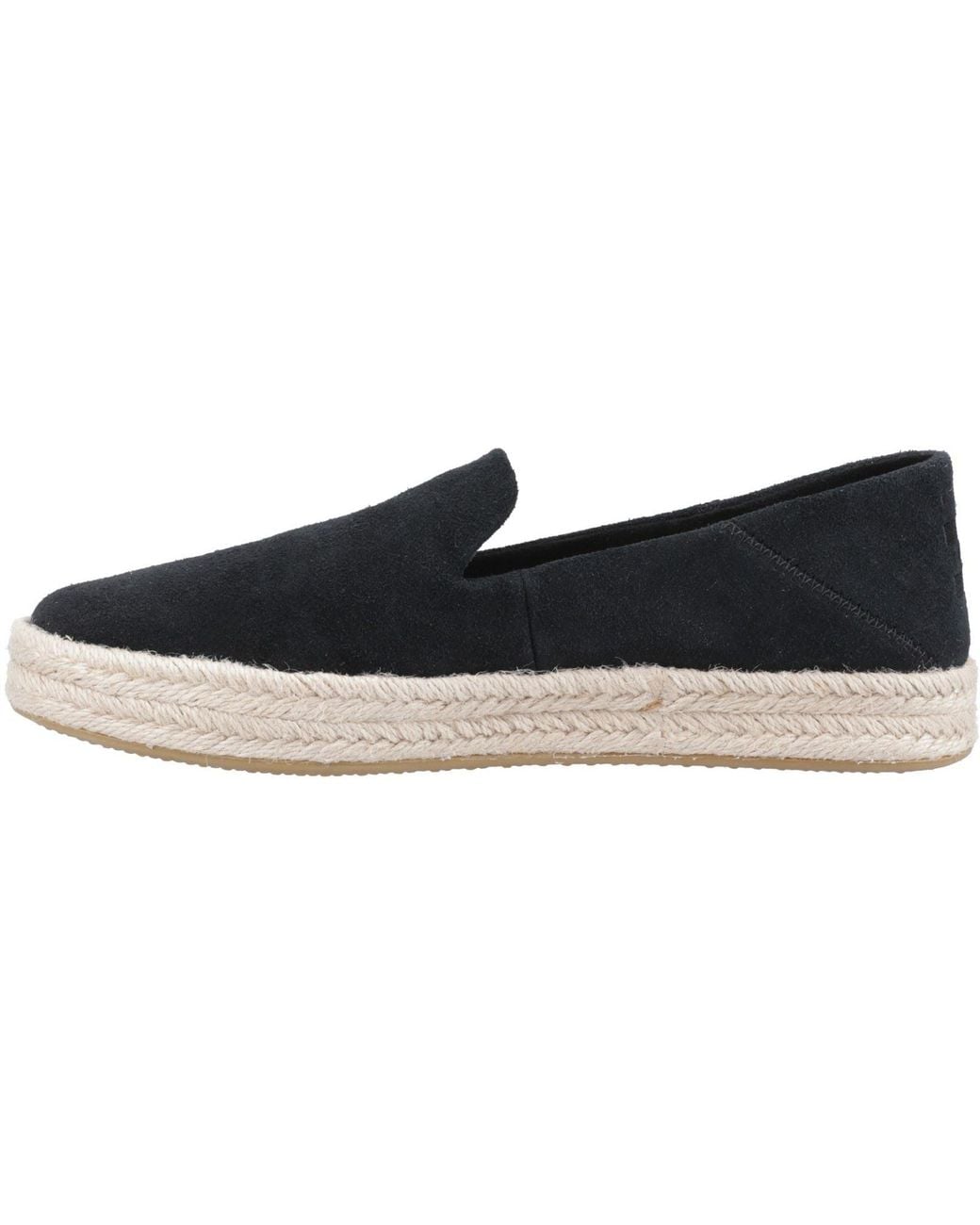 TOMS Blue Carolina 100% Cow Espadrilles Leather