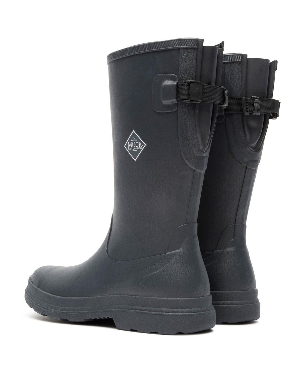 Muck Boot Black Rainscape Tall Rubber Wellington Boots for men