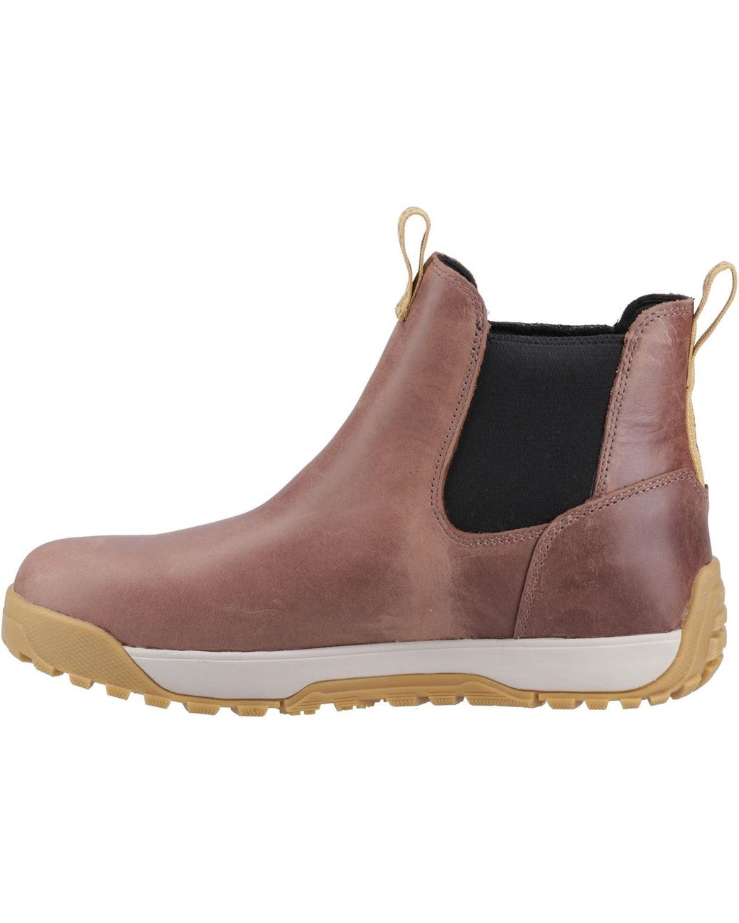 XtraTuf Brown Ankle Deck Boot Leather Wellington Boots