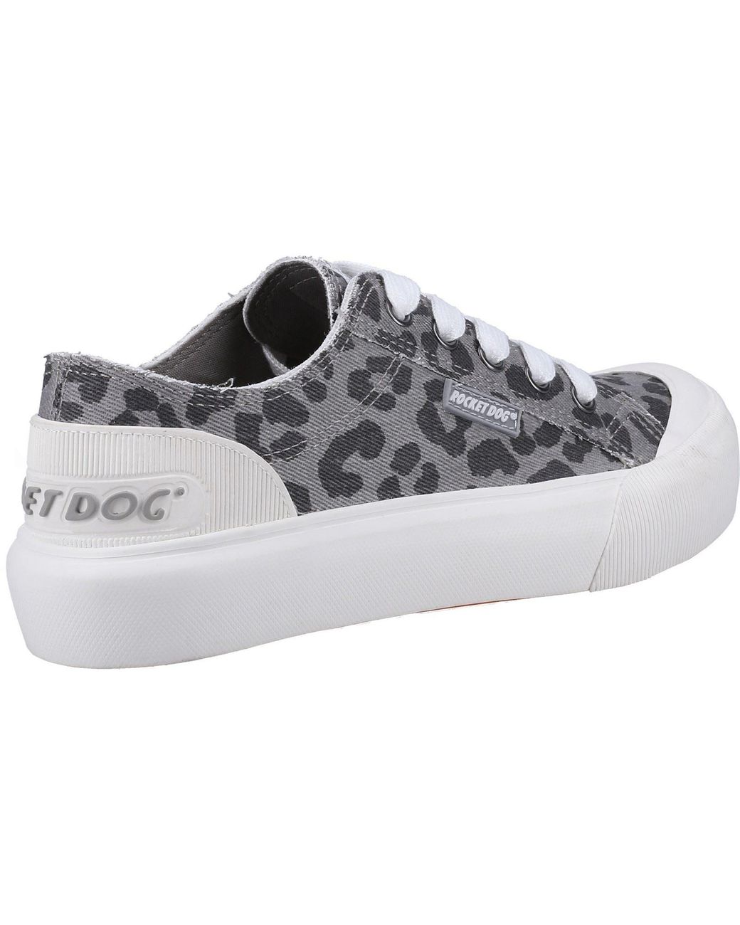 Rocket Dog Gray Jazzin Plus Ames Cotton Trainers