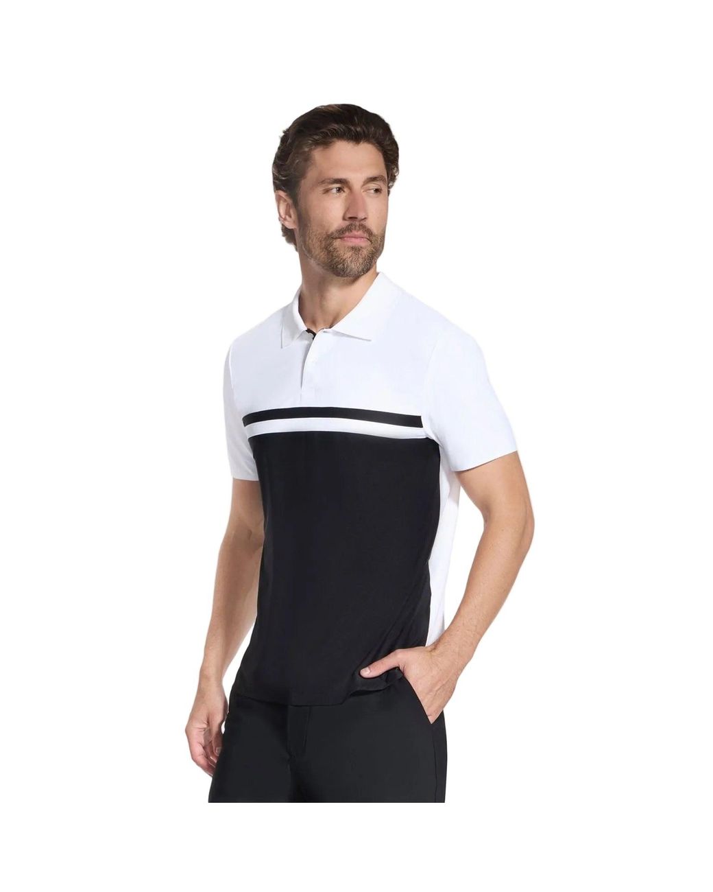 Skechers White Ace Tour Polo Polyester Polo Shirt for men