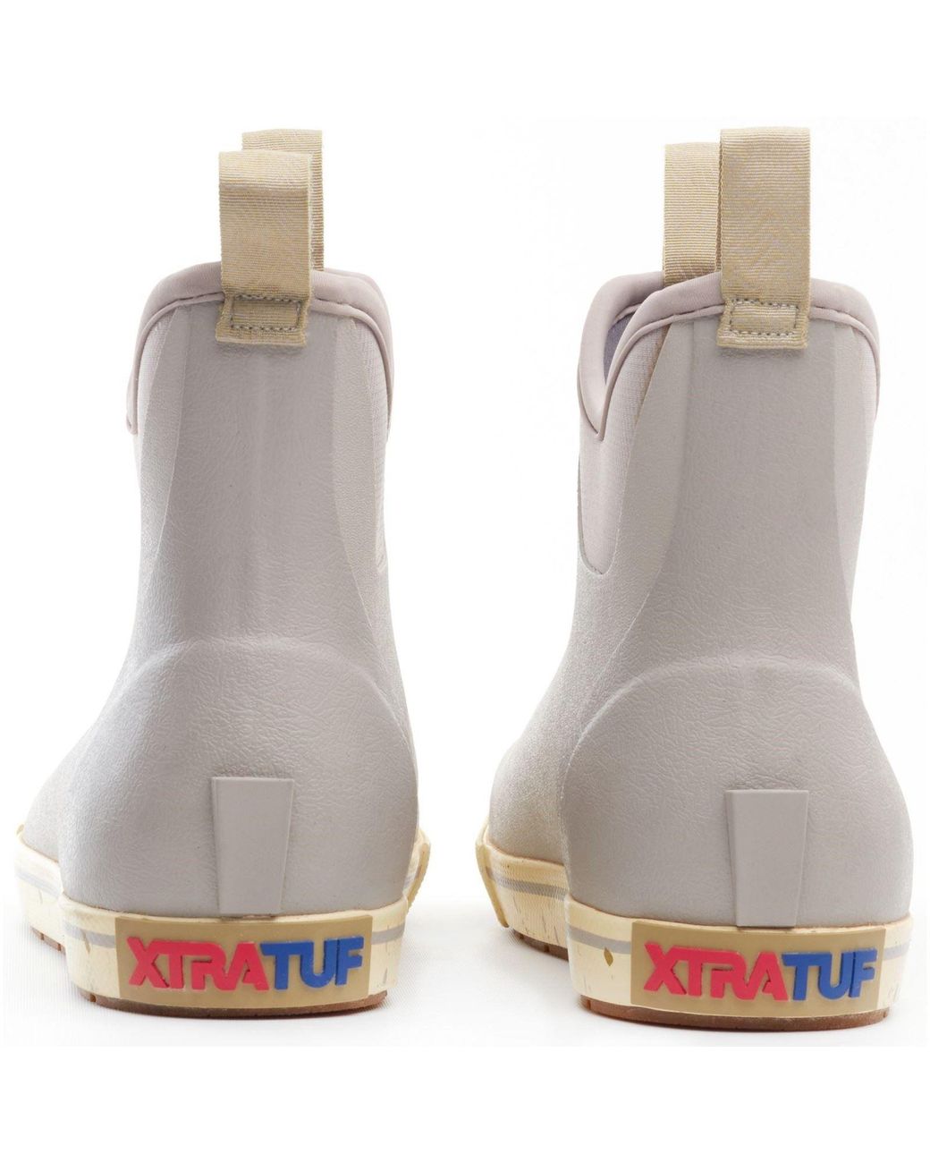 XtraTuf Gray Ankle Deck Camp Boot Rubber Wellington Boots for men