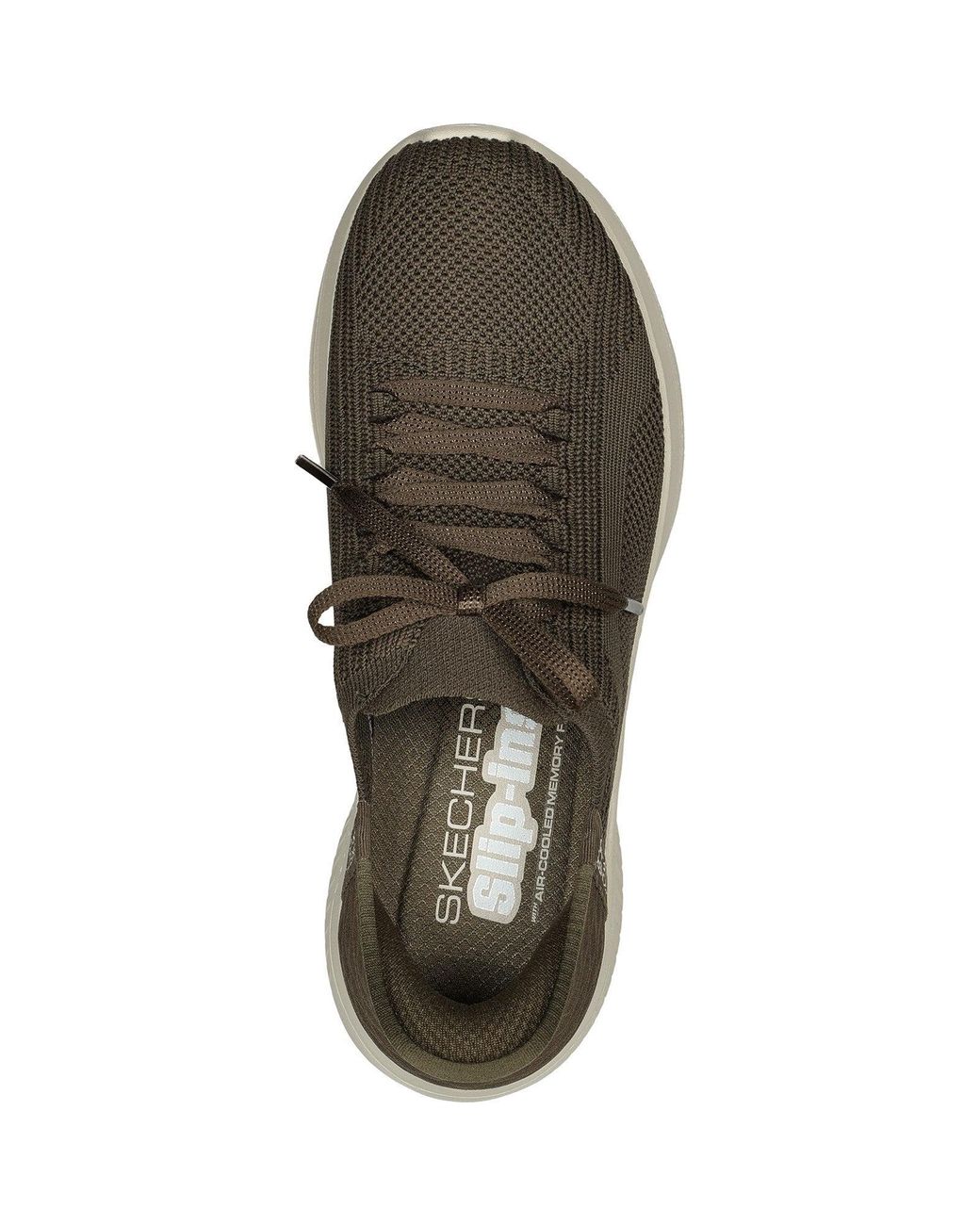 Skechers Black Ultra Flex 3.0 Brilliant Path 149710-Olv Slip On Shoes