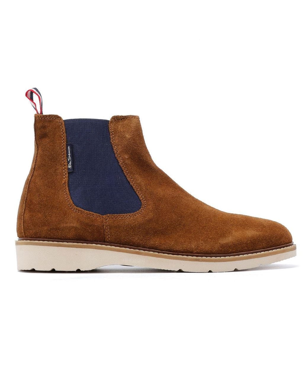 Ben Sherman Brown Hampton Suede Men's Tan Boots - Uk 11 for men