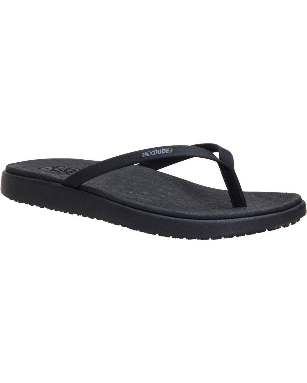 HeyDude Blue Maui Breeze Polyurethane Flip Flops