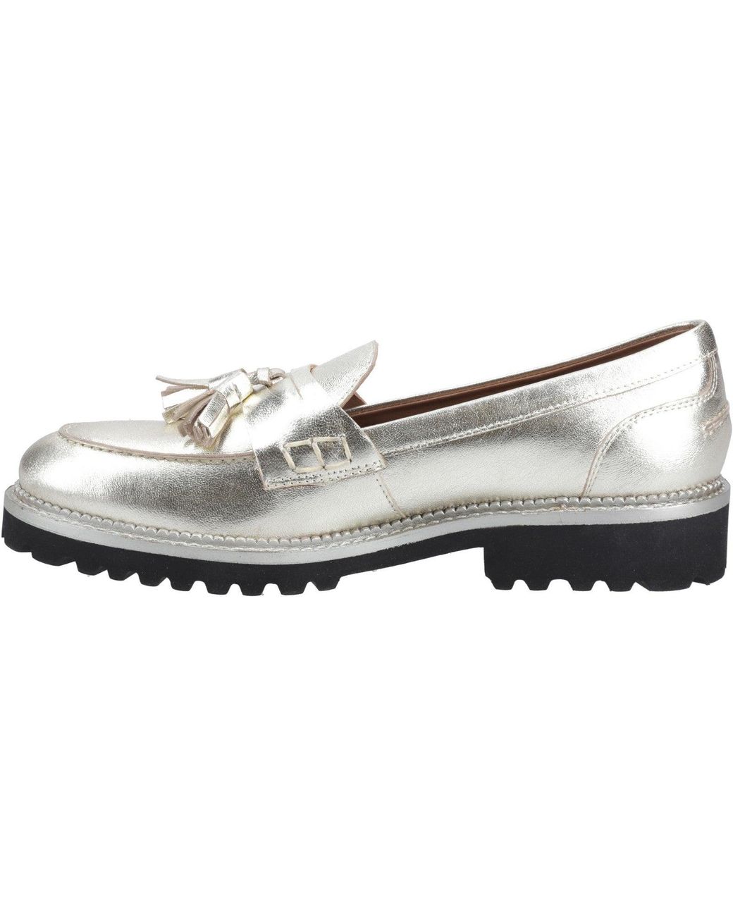 Hush Puppies White Ginny Loafer Slip On Shoes