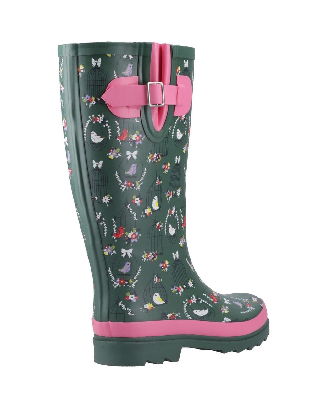 Cotswold Green Cleeve Tall Rubber Wellington Boots