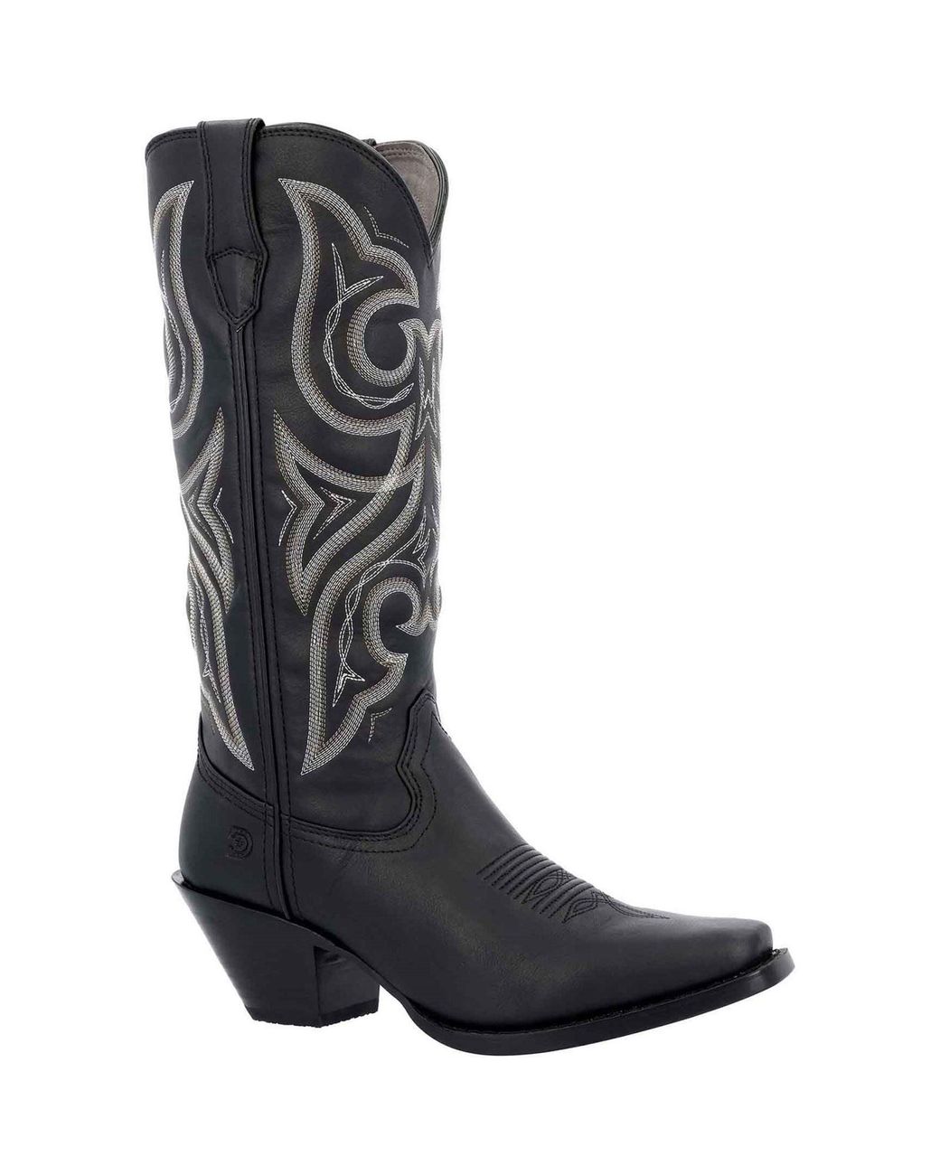 Durango Black Crush Faux Leather Boots for men