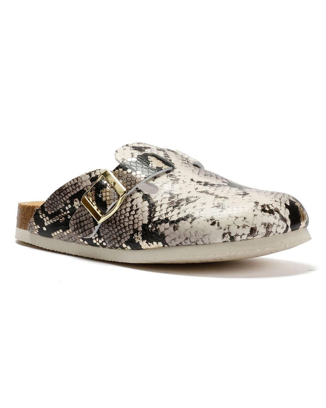 Original Penguin Metallic Poppy Snake Mules