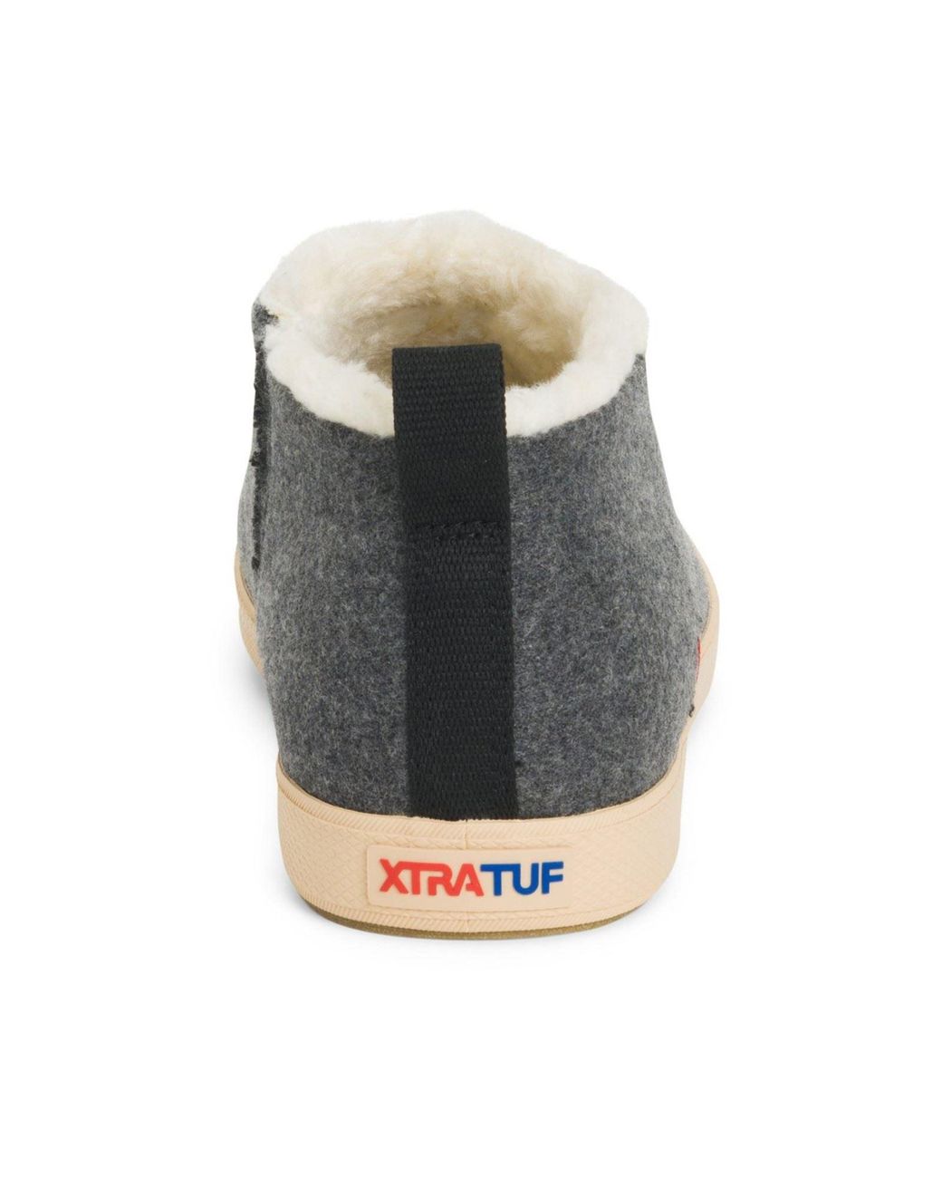 XtraTuf Gray Homer Wool Slippers