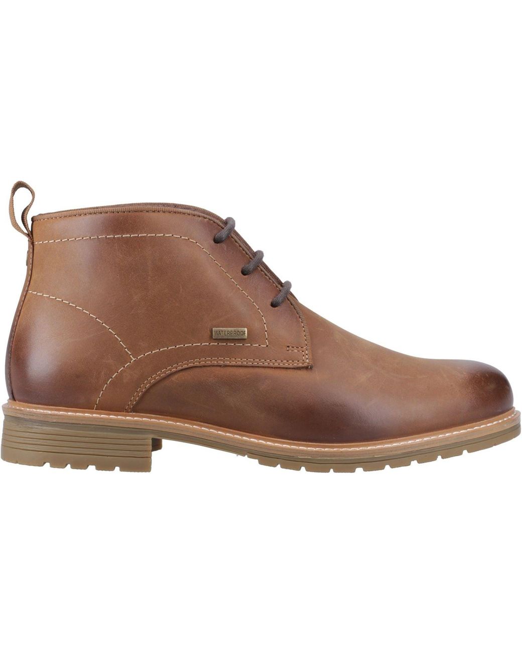 Hunter Brown Jura Leather Dark Tan Ankle Boots for men