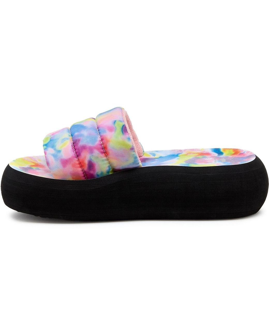 Rocket Dog Pink Splash Loyal Tie Dye Textile /Multi Sandals